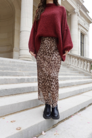 Leo voile maxi skirt