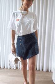Leo jeans skort