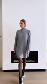 Lien sweater dress grijs