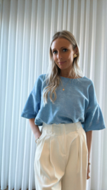 Suze top blauw