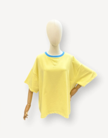 Noah top geel/blauw