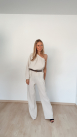 Cécé jumpsuit beige/crème