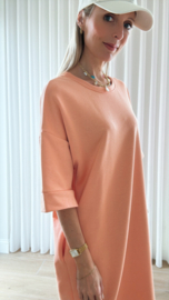 Fien sweaterdress peach