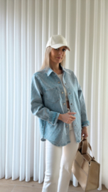 Strass jeanshemd