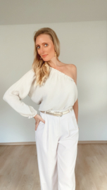 Summer trousers ecru
