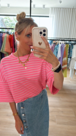 Leonie stripes barbie roos