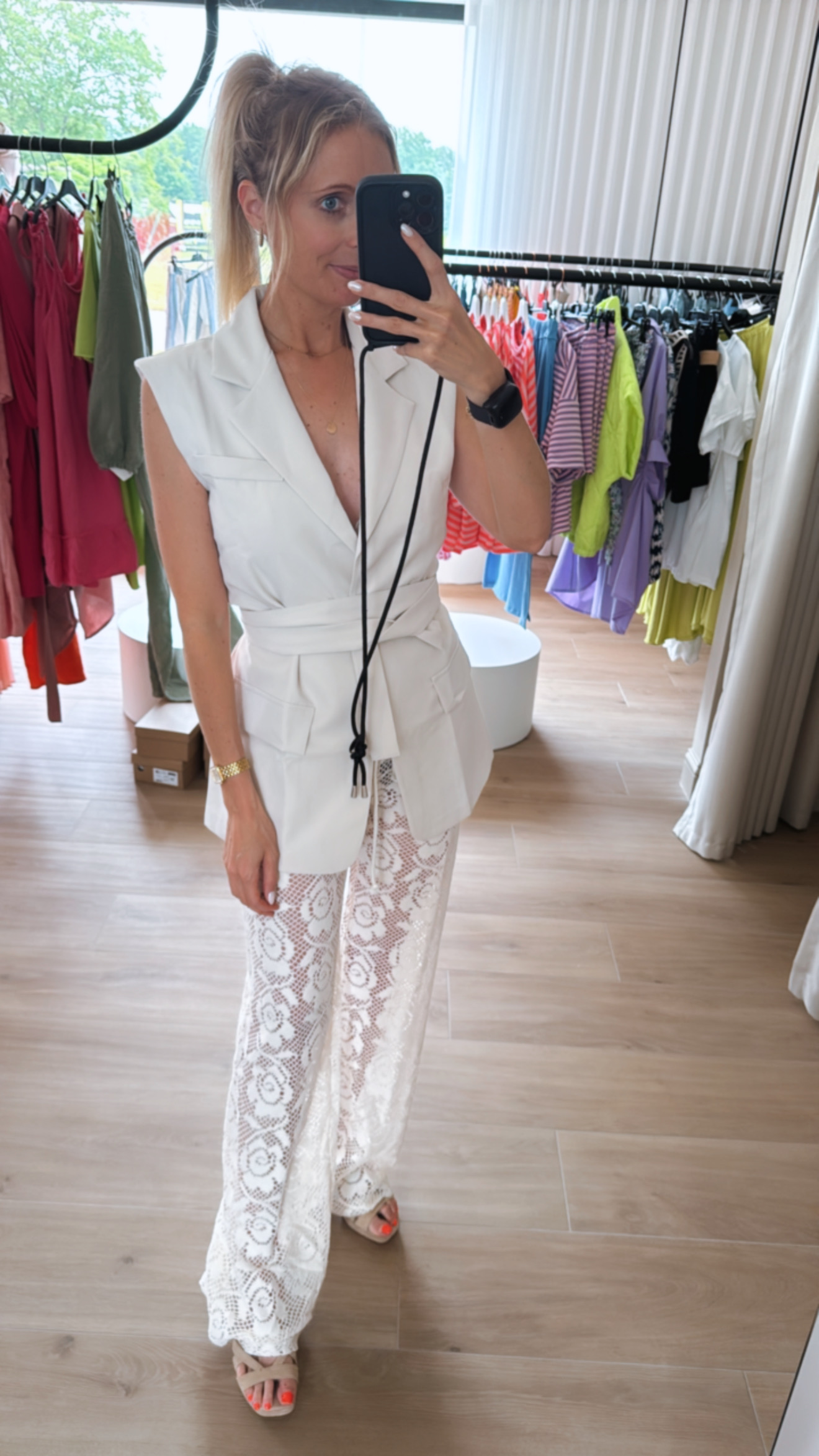 India lace pants wit
