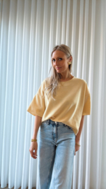 Suze top zacht geel