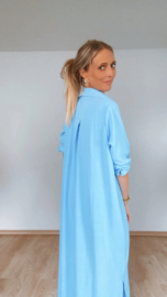 Millie long dress babyblauw