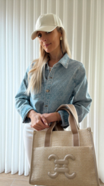 Strass jeanshemd
