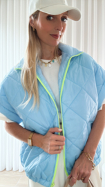 Ella bodywarmer lichtblauw