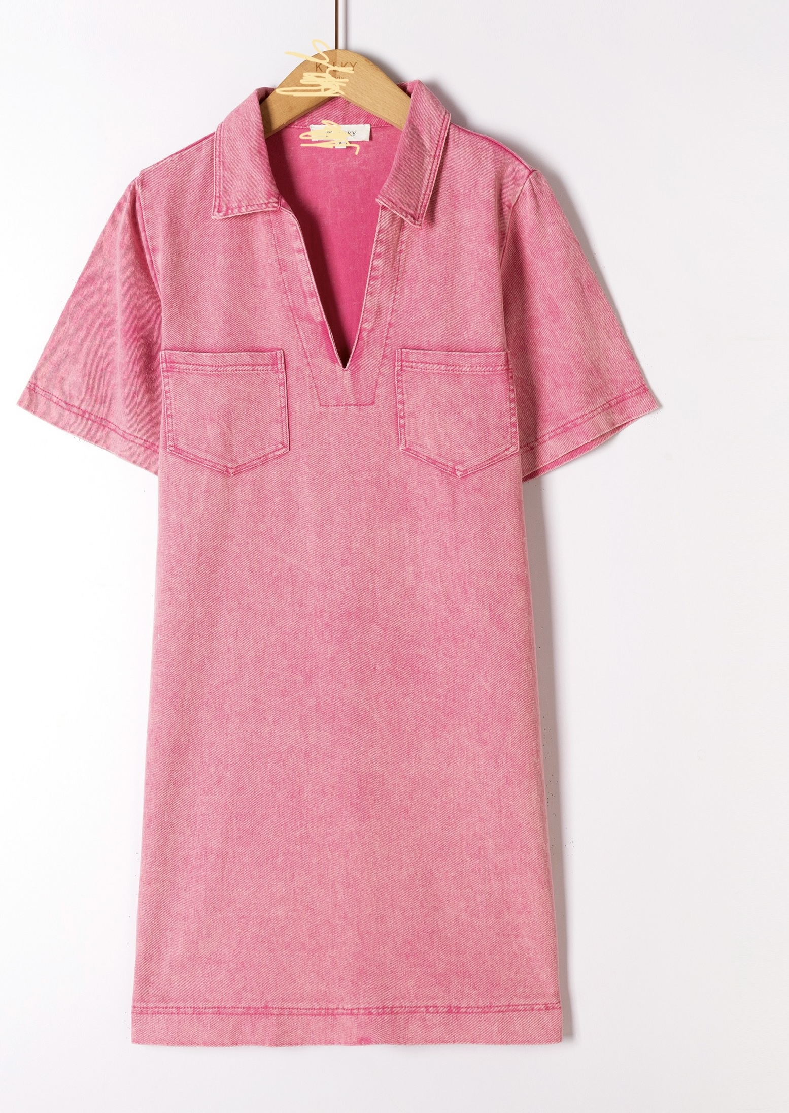 Fenna dress zacht fuchsia (pre-order 15/07)