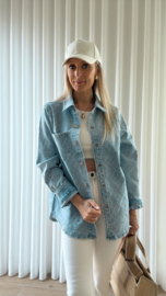 Strass jeanshemd