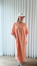Fien sweaterdress peach