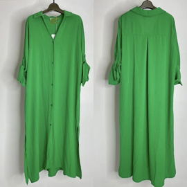 Millie long dress grasgroen