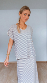 Noa stripes top blauw