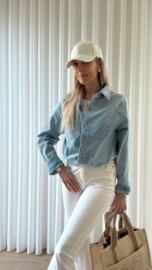 Strass jeanshemd