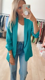 Romy blazer petrol/groen