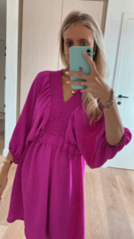 Selina dress magenta