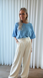 Suze top blauw
