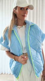 Ella bodywarmer lichtblauw