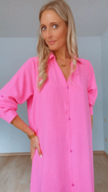 Millie long dress roze