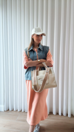 Fien sweaterdress peach