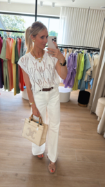 Boho top wit
