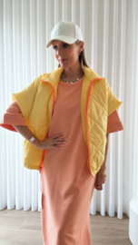 Fien sweaterdress peach