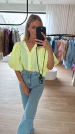 Poppy blouse fluo geel