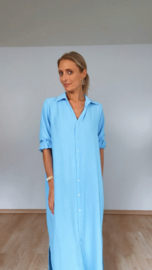 Millie long dress babyblauw