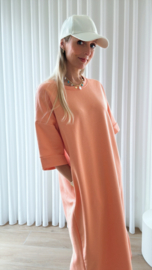 Fien sweaterdress peach