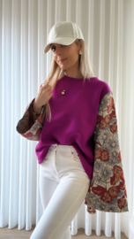 Faye sweater fuchsia
