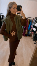 Sweaterdress chocolat