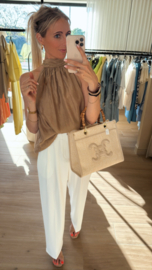 Halter top camel