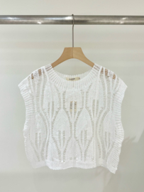 Boho top wit