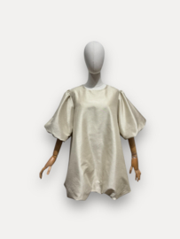Poppy jurk goud/beige