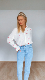 Tetra hearts blouse