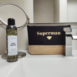 Superman toilettas - Nu ook met 'You Rock' body foam