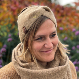 Warme Winterset (sjaal & headband) - 'tijd koestert warme herinneringen'