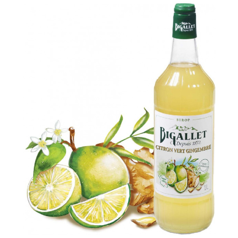 Citron Vert - Gingembre (Limoen - Gember)  - 100cl