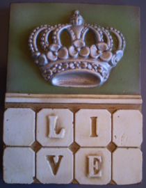 Live crown (ca 16 x 20 cm) 