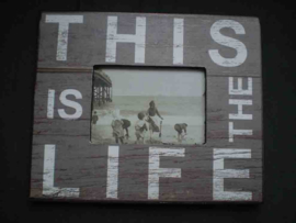 Wooden photo frame GREY