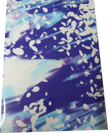 Flex Blauw spetters | vel A4