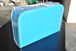 Kinderkoffertje aquablauw 35 cm