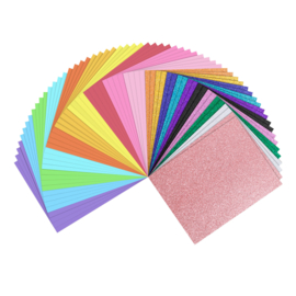 LOKLiK Cardstock Bundle 20 colors 60-Pack (21.6 x 28 cm)