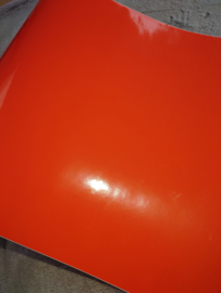 Ritrama glanzende vinyl Orange | Per meter!
