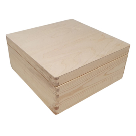 Kist klepdeksel | Vierkant | 29,5 x 29,5 cm