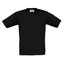 Kinder T-shirt B&C Zwart