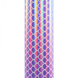 Mermaid patroon vinyl | Mermaid Lilac | 30 x 100 cm